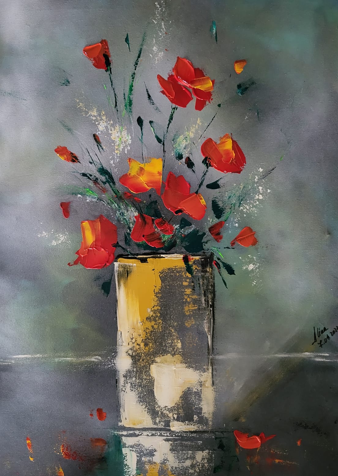 ArteDiAlina.com painting: Hello Spring !